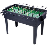 ZNTS 5-in-1 Multi-Game Table - Billiards, Push Hockey, Foosball, Ping Pong, and Basketball black/red 77723643