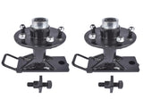 5x 5.5 Lug Superior Shipping Container Wheels, Bolt-on Spindle Kit 2 Spindles Container Moving Kit 79589682