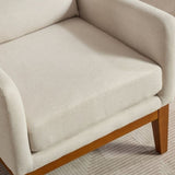 26.18" Wide Modern Accent Chair,Polyester Blend High Back Reading Chair ,Upholstered Armchair Club W1852P216108