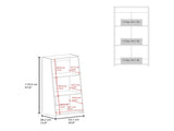 Black Bookcase with Three Shelf B062P252201