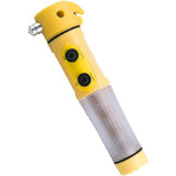 Yellow Multi-functional car safety hammer with Flashlight 86957341