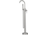 Freestanding Bathtub Faucet Tub Floor Mount Bathroom Faucets Brass Single Handle with Hand Shower 30994352