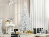 6 foot white Christmas tree with bracket 79075083