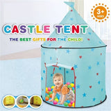 ZNTS Princess Castle Play Tent, Kids Foldable Games Tent House Toy for Indoor & Outdoor Use For Indoor W2181P149202
