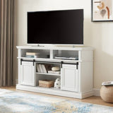 Media Console Table with Storage Cabinet, Mid Century style Entertainment TV Table, Multipurpose W1758P177970