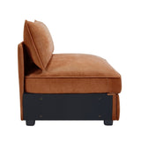 Armless sofa Velvet-Orange W3041P293509