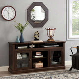 Contemporary TV Media Stand Modern Entertainment Console for TV Up to 65" with Open and Closed W1758108528