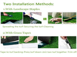Artificial Grass Turf -3.3FTx32.3FT 0.8"Indoor/Outdoor Synthetic Fake Grass,for Garden yard 00957123