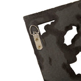 Distressed Carved Wood 2-piece Wall Decor Set B03598796