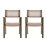 BRAIDED DINING CHAIR Light Brown N779P202840G