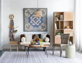 48" x 48" Large Wall Art Panel, Square Wall Decor for Living Room Dining Room Office Bedroom W2078130262