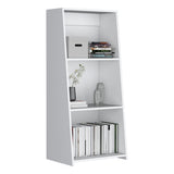 Note 47" Tall Three-Tier Ladder Bookcase White B070P254754