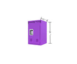 24" H Locker Cabinet, Metal Locker Cabinet with 1 Doors, Small Metal Locker,Lockable W396100782