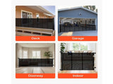 Retractable Baby Gate, Expands Up to 163.3 Inches Wide, 39 Inches High, Reinforced with Fiberglass 26806186