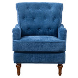 Accent Chair With Comfy Chenille Club Fabric,Comfy Upholstered Living Room Arm Chair,Springs 90350839