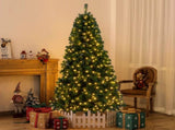 FCH 7ft 1100 Branches PVC Material DIY 200 Lights Warm Color 8 Modes Christmas Tree Green 69383356