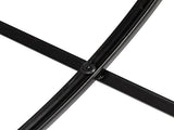 2 Layers 5mm Thick Tempered Glass Countertops Round Wrought Iron Coffee Table 87255188