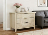 3-Drawer Storage Cabinet, Classic American Style Storage Organizer for Bedroom, Living 97297013