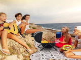 Portable Charcoal Grill with Thermometer & Wooden Handle, Compact Tabletop Barbecue Grill for 76168663