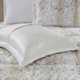 King 4PC Faux Fur Comforter Set B03597120