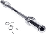 Barbell Bar Plates 4Ft Solid Iron Fitness Weightlifting 27331842