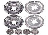 Stainless Steel Dual Wheel Simulator Covers Fit for 2003-2018 Replacement for Dodge Replacement for 35433719