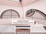 4-post Camping Tent 3-4 people easy to set up inflatable tent Luxury camping outdoor air blown tent, 20208326