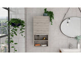 Light Grey 2-Shelf Bathroom Cabinet B06280563