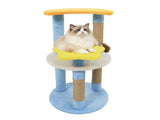 29" Moon & Star Cat Tree with 4 Levels, Jute Scratching Posts & Anti-Tipping Device for Kittens & 12602690