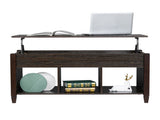 Lift Top Coffee Table Modern Furniture Hidden Compartment and Lift Tabletop Brown 11672381