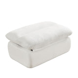 Modern Compressed Lounge Chair with Ottoman, Cozy Corduroy Recliner for Small Spaces, Living Room, W1036P251820