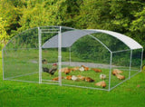 13 x 10 ft Large Metal Chicken Coop, Walk-in Poultry Cage Chicken Hen Run House with Waterproof 49723513