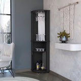 Lisbon Kitchen Island, 3-Tier Shelf and Large Workstation B128P148733