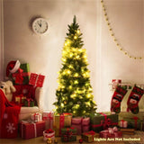 5 Feet Artificial Christmas Tree with Pine Cones 70561720