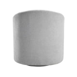 Light Gray Boucle Swivel Barrel Chair 1pc Solid Wood Durable Contemporary Living Room Furniture B011P305081