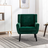 Modern Soft Velvet Material Ergonomics Accent Chair Living Room Chair Bedroom Chair Home Chair With W676P313946