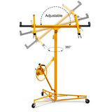 16ft Lift Drywall Panel Hoist Jack for Ceiling - Yellow W1550104607