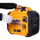 3500 Watt Portable Inverter Generator Gas Powered, EPA Compliant with CO SENSOR, Compact and W465P143533