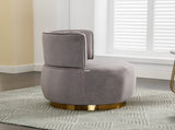 COOLMORE 360 Degree Swivel Cuddle Barrel Accent Sofa Chairs, Round Armchairs with Wide Upholstered, W395102772