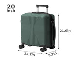 Non-TSA approved combination lock four-in-one PP trolley suitcase, available in 16in, 20in, 24in, 16481287