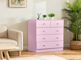 Macaron powder, particleboard with melamine veneer, 66*40*91cm, 32 drawer cabinet, matte gold 03838176