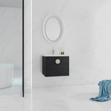 24 Inch Soft Close Doors Bathroom Vanity With Sink, For Small Bathroom, W999111975