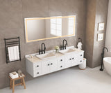 72*32 bathroom led mirror is multi-functional and each function is controlled by a smart touch W2152130266