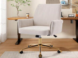 Mid-back liftable office chair, striped fabric, and ergonomically designed, is an excellent choice 13686401