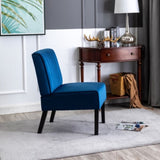 Reese Mid Century Modern Accent Chairs Set of 2 with Minimalist Design, Elegant Velvet Upholstery B2735P271030