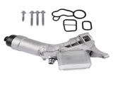 Aluminum Engine Oil Cooler Filter Housing w/Gasket 11428596283 Replacement for BMW 230i 330i 330e 13462723