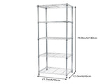 5-Tier Chrome Shelving Unit 71847439