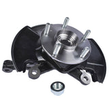 Front Left Steering Knuckle & Wheel Bearing Hub Assembly Replacement for Honda Civic 2006-2011 06519755