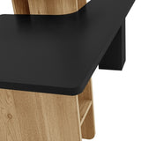 U-Can Set of 2 Nesting Coffees Farmhouse,Rectangle Coffee Living Room,Wood Finish Coffee N724P294661B