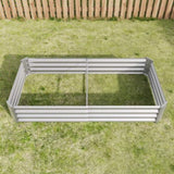 ZNTS Raised Garden Bed Outdoor, 6×3×1ft , Metal Raised Rectangle Planter Beds for Plants, Vegetables, and 57393936